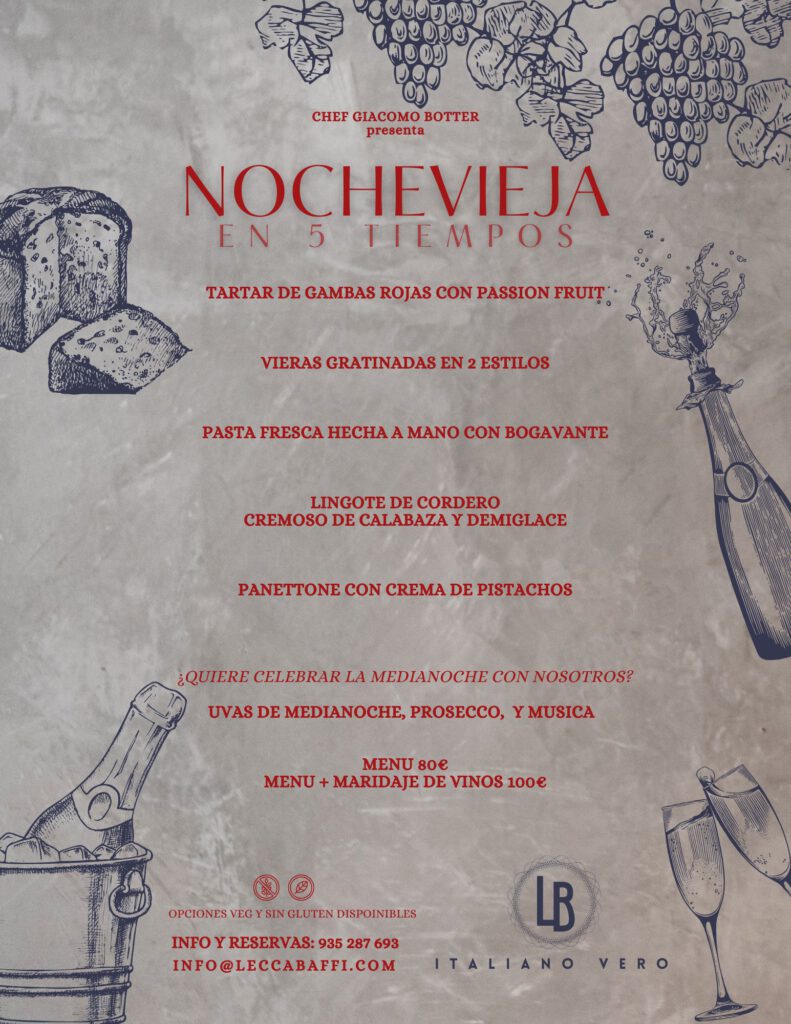 NOCHEVIEJA MENU